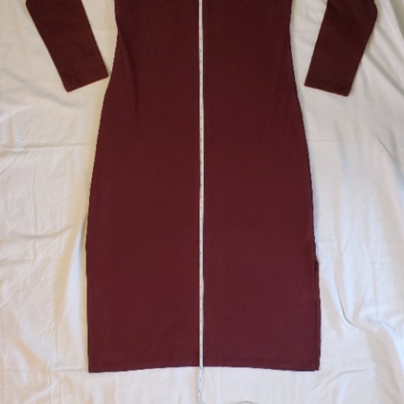 Synergy Organic Clothing Women's Caitlin Dress Small in Mahogany-Burgundy-Wine - Picture 11 of 13
